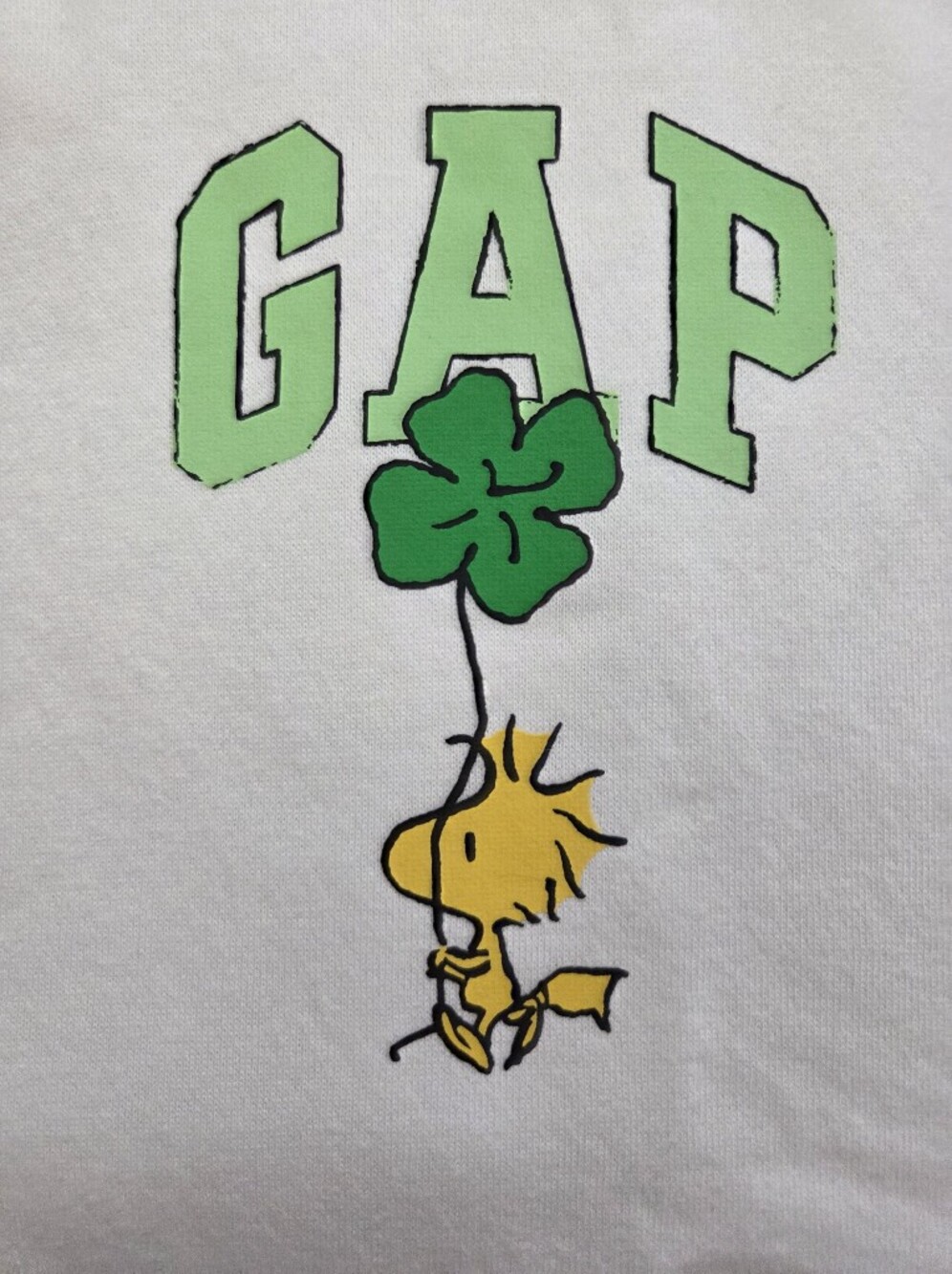 NWT- GAP Peanuts "Twitty Bird" Crew Neck Relaxed Wedge Fleece Sweatshirt-Size XL - Picture 2 of 14